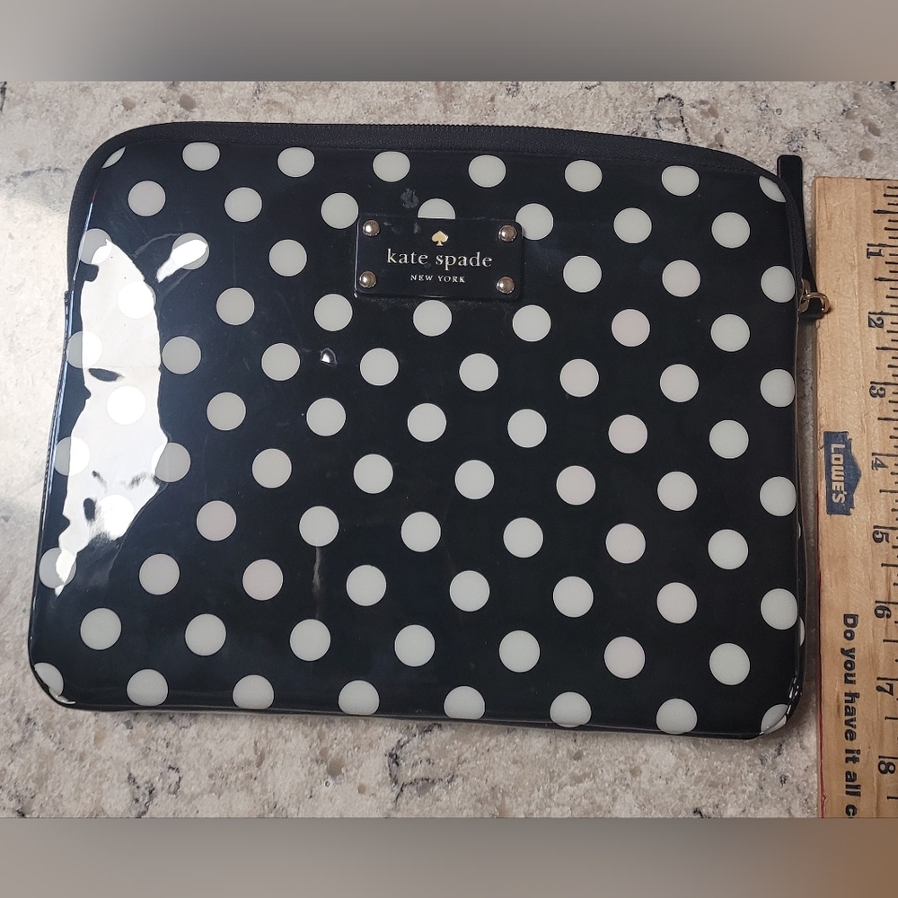 Kate Spade Black and White Polka Dot IPad Case